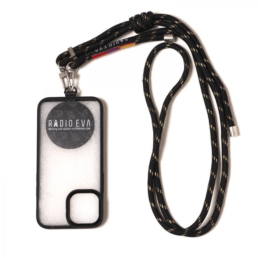 RADIO EVA MOBILE TAG&STRAP (BLACK)【受注生産商品（ご注文から40～60日でお届け予定）】 BLACK FREE