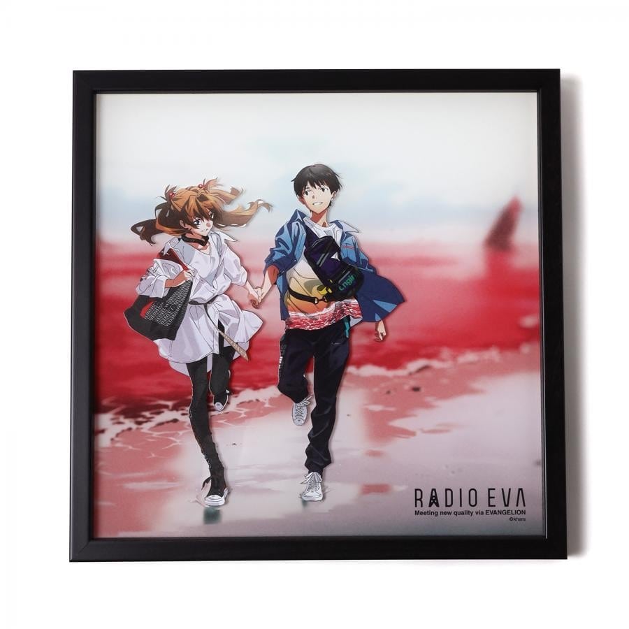 EVANGELION Acrylic Art β (シンジ＆アスカ(EVANGELION  Millennials))【受注生産商品（ご注文から40～60日でお届け予定）】