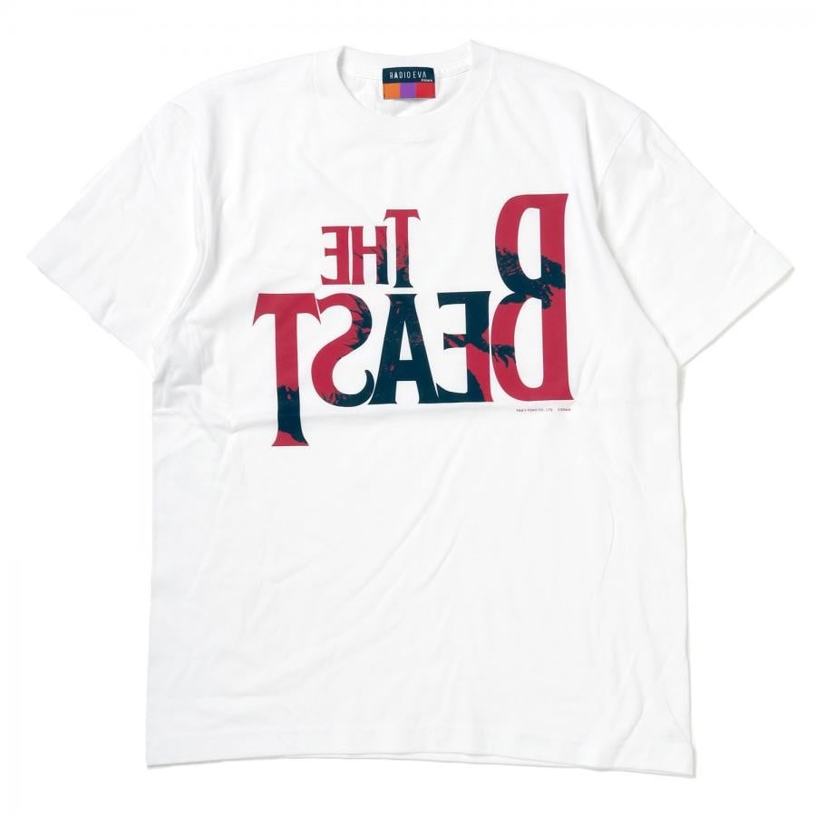 THE BEAST “G” T-Shirt (ホワイト×レッド) ホワイト×レッド L
