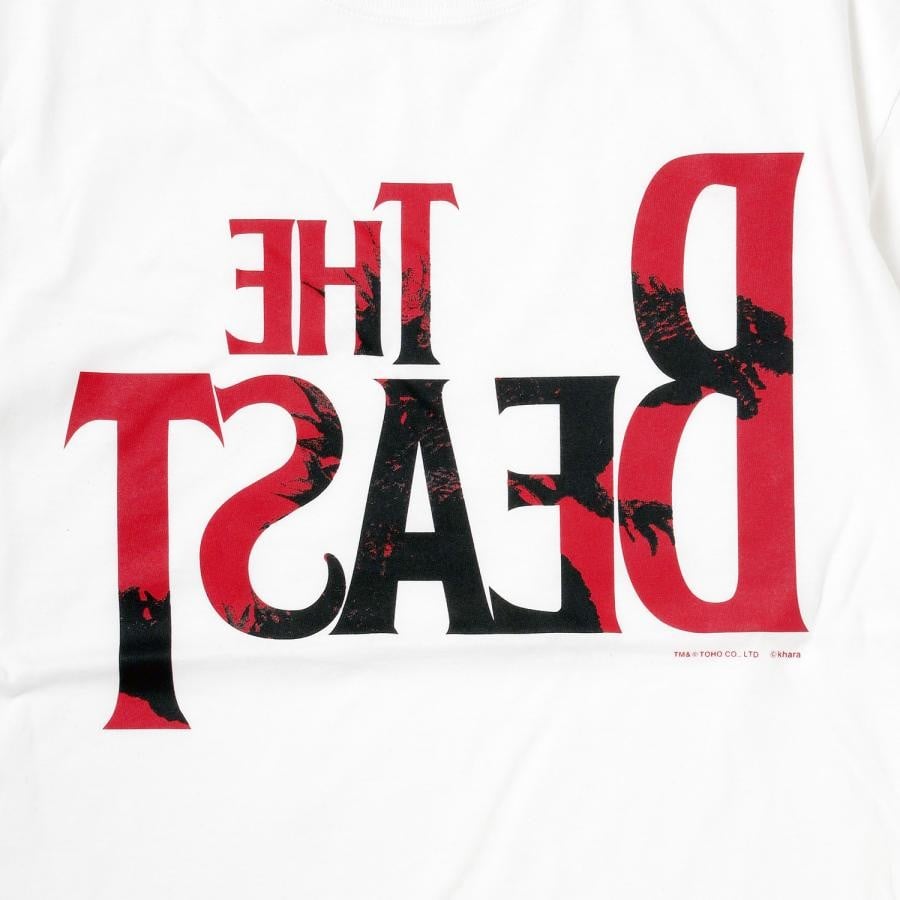 THE BEAST “G” T-Shirt (ホワイト×レッド) ホワイト×レッド L
