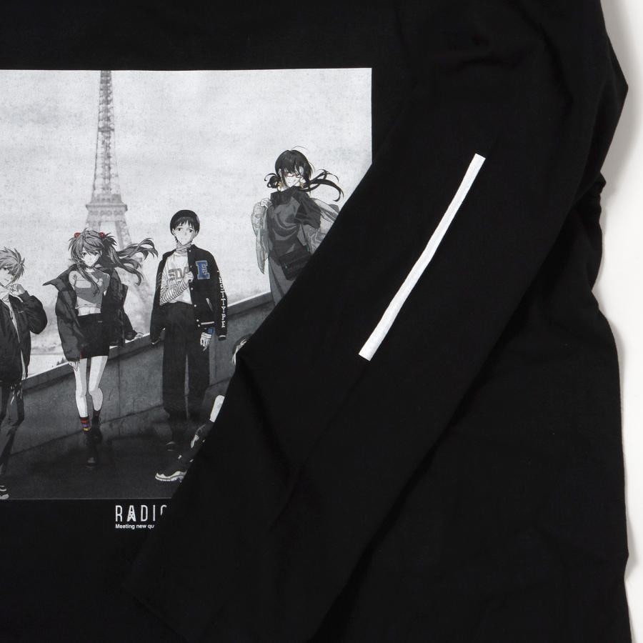 RADIO EVA Illustration Cutsew γ (Mai Yoneyama) (BLACK(MONO