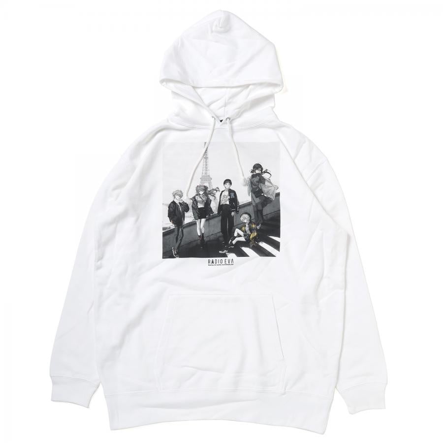 RADIO EVA Illustration Parka γ (Mai Yoneyama) (WHITE(MONO)) WHITE(MONO) ONE SIZE