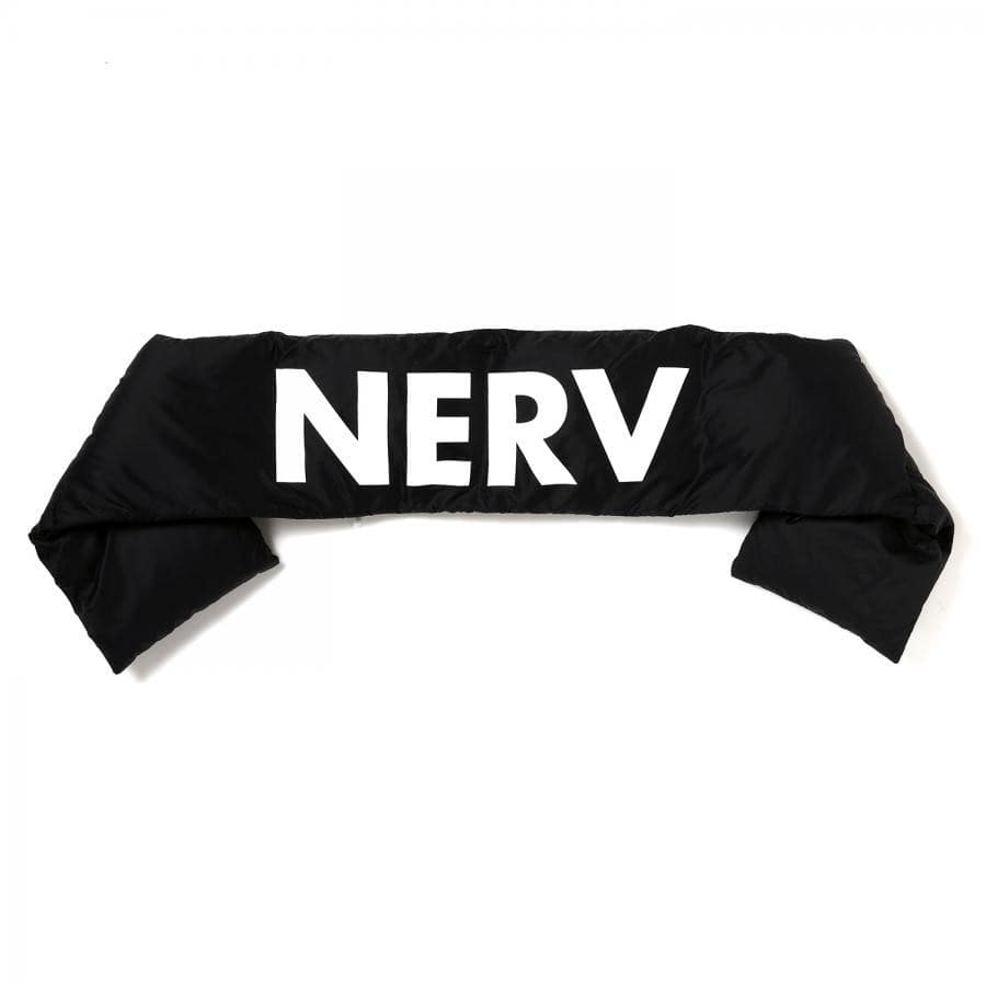 NERV PUFF MUFFLER (BLACK×WHITE) BLACK×WHITE FREE