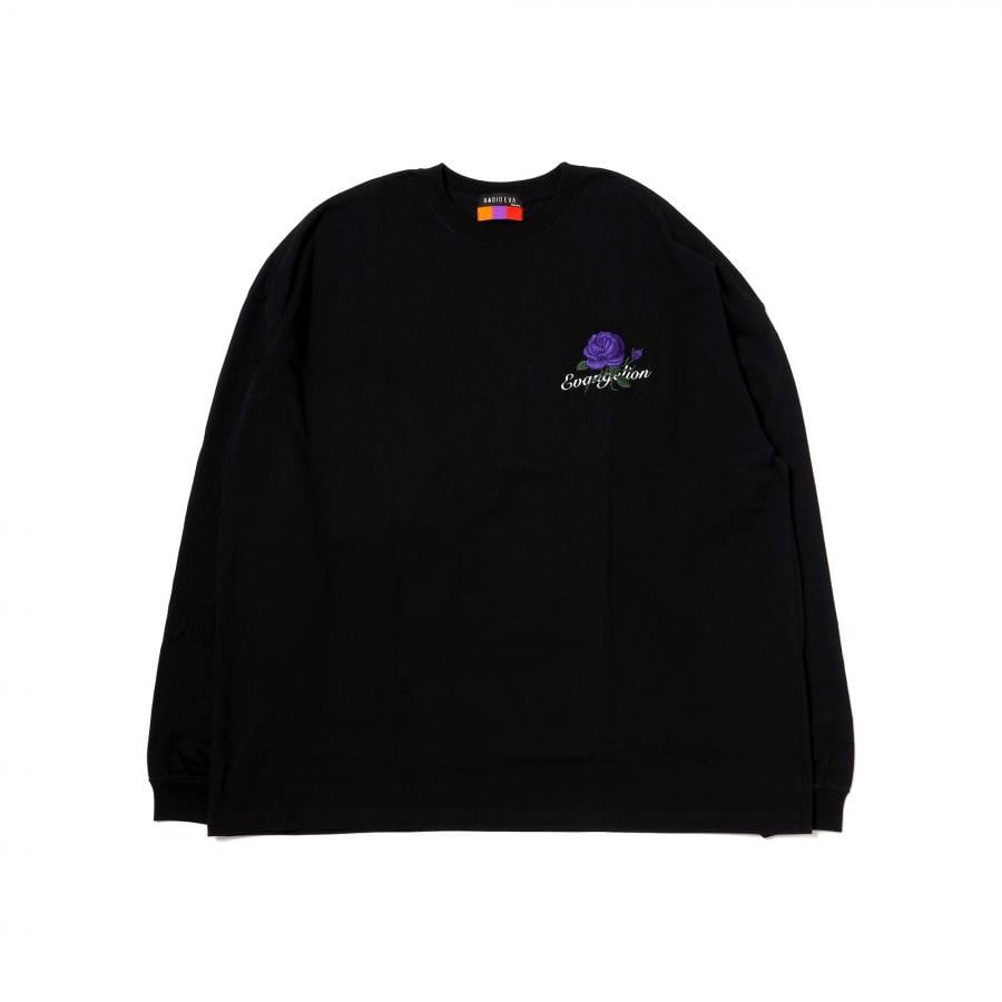 EVANGELION Flower Embroidery Cutsew（BLACK(RADIO EVA STORE@SHIBUYA LIMITED)） BLACK(RADIO EVA STORE@SHIBUYA LIMITED) ONE SIZE