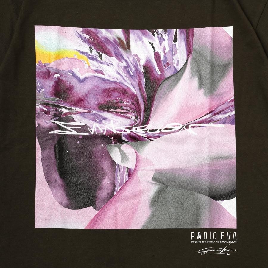 EVANGELION Painting Cutsew by Cigarette-burns (OLIVE(EVA-08)) OLIVE(EVA-08) ONE SIZE