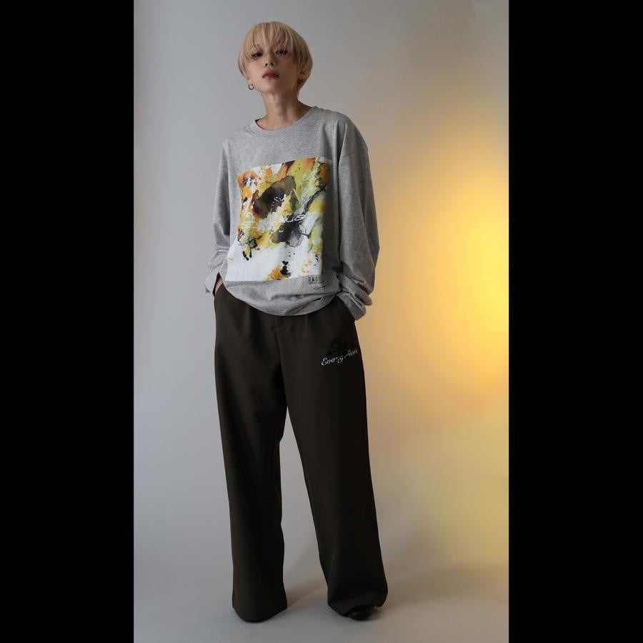 EVANGELION Painting Cutsew by Cigarette-burns (GRAY(EVA-00)) GRAY(EVA-00) ONE SIZE