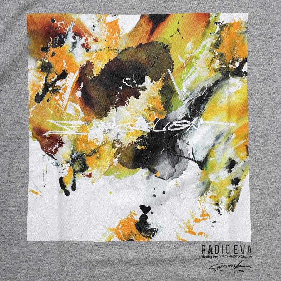 EVANGELION Painting T-Shirt by Cigarette-burns (GRAY(EVA-00)) GRAY(EVA-00) M