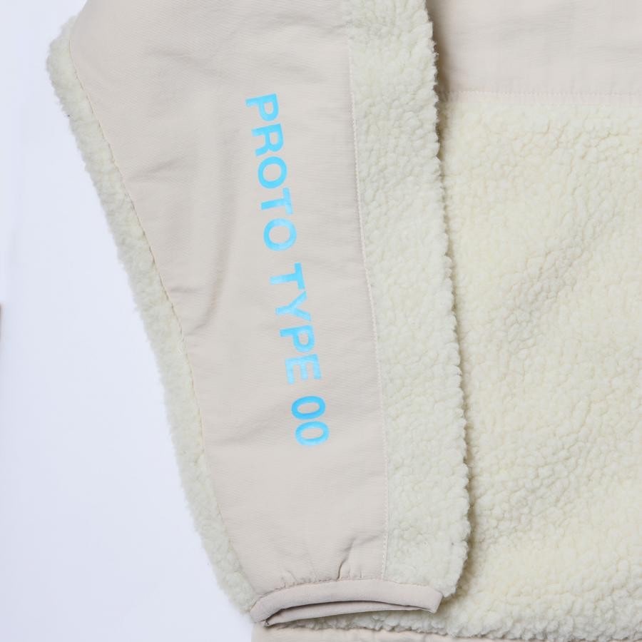 EVANGELION BOA JACKET β (NATURAL(EVA-00)) NATURAL（EVA-00） XL