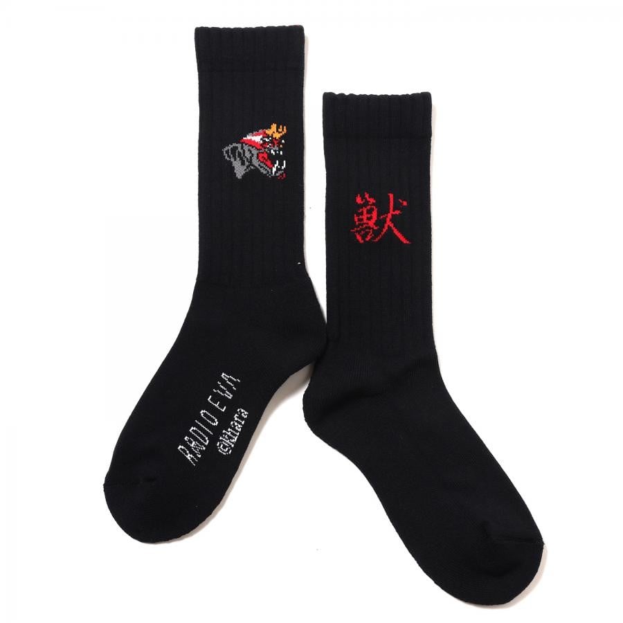 EVANGELION SOCKS β (BLACK(THE BEAST)) BLACK(THE BEAST) FREE