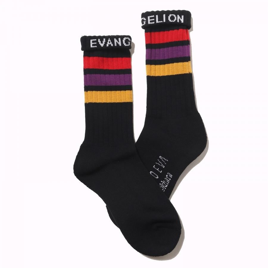 EVANGELION SOCKS β (BLACK(NERV)) BLACK(NERV) FREE