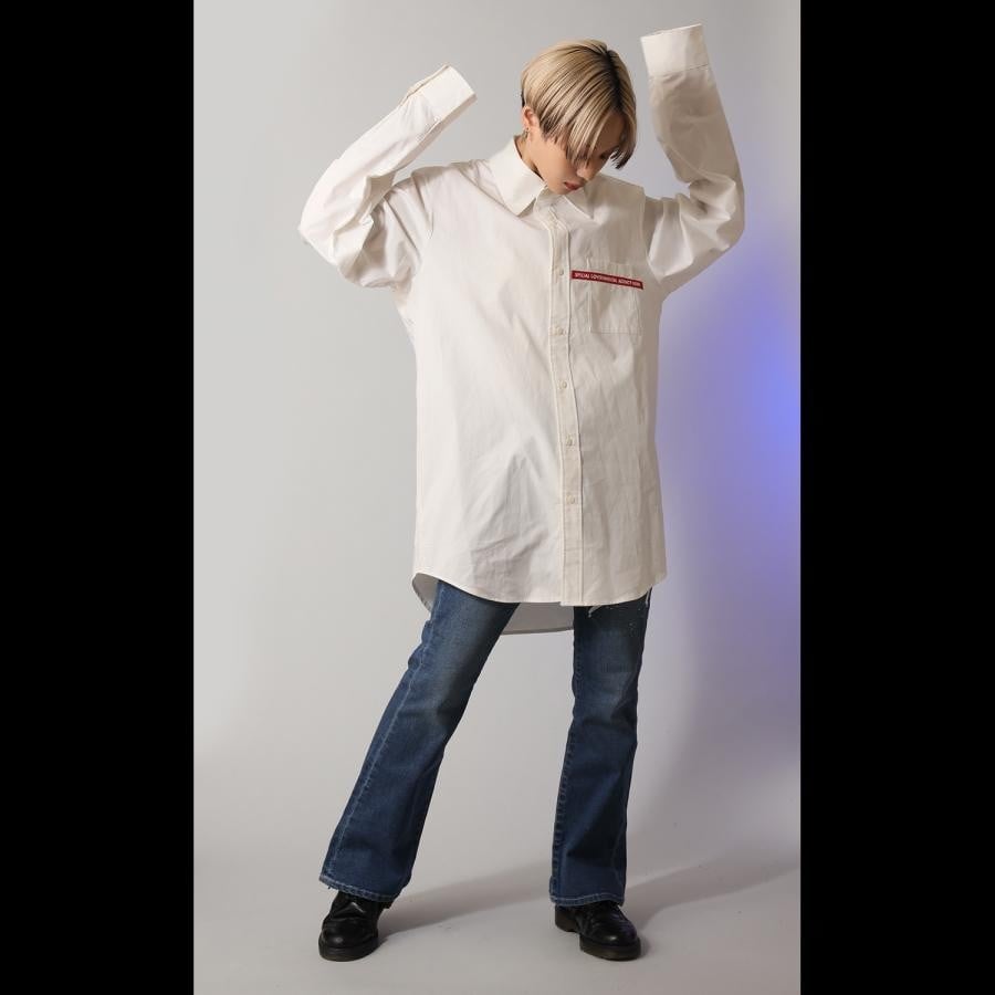 EVA-01 BANDANNA SHIRTS (WHITE×LIGHT BLUE) WHITE×LIGHT BLUE ONE SIZE