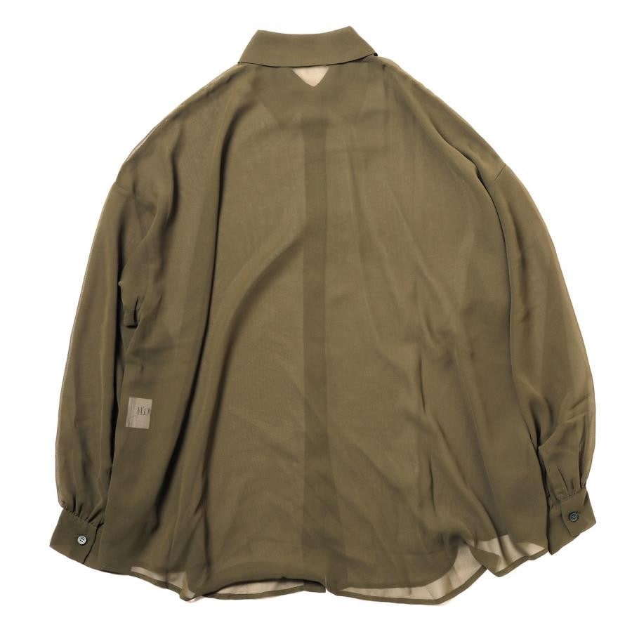 EVANGELION Sheer Shirt (OLIVE) OLIVE ONE SIZE