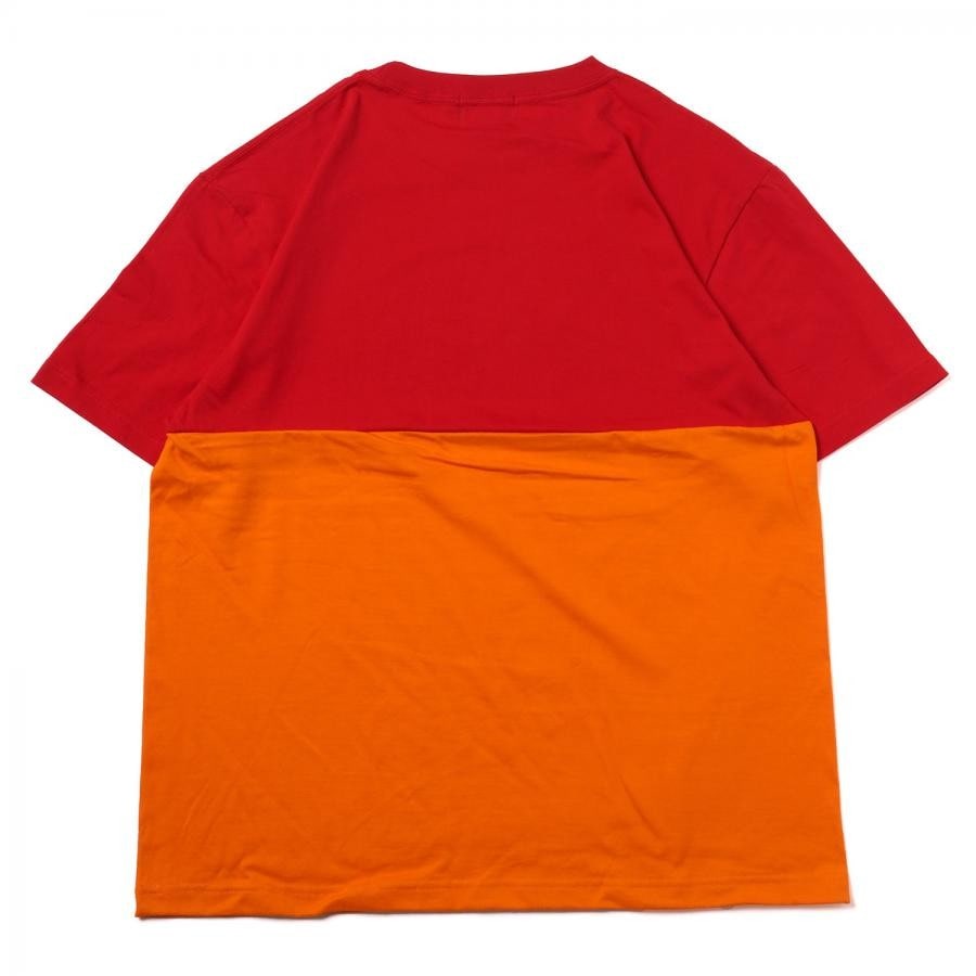 TOKYO-3 2Tone T-Shirt β (RED×ORANGE) RED×ORANGE XL