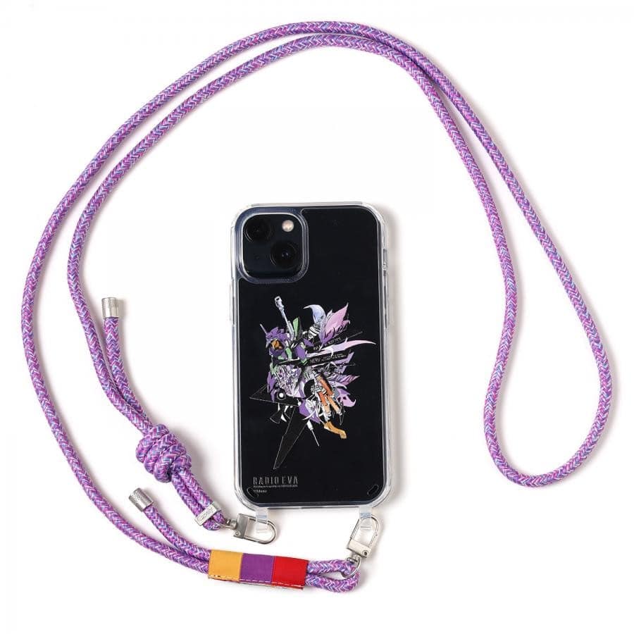 RADIO EVA STRAP MOBILE CASE by EVA-01(KENTA KAKIKAWA)【受注生産商品（ご注文から40～60日でお届け予定）】 - iPhone 12 mini