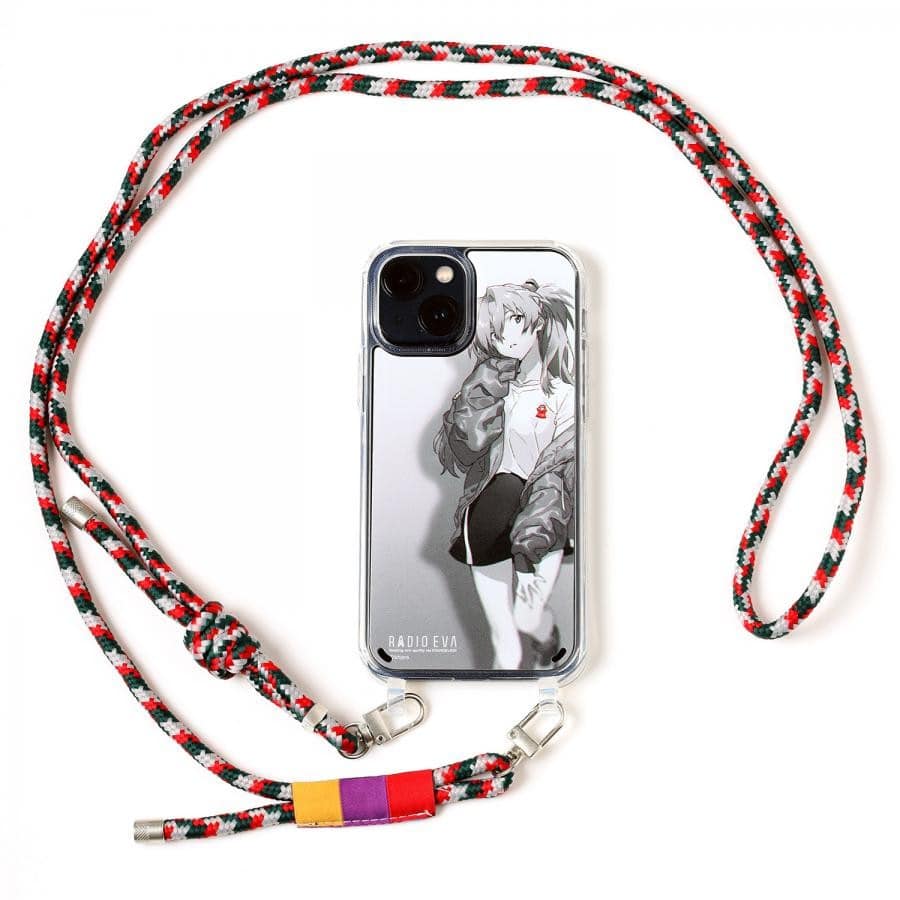 RADIO EVA STRAP MOBILE CASE by 式波・アスカ・ラングレー【受注生産商品（ご注文から40～60日でお届け予定）】 - iPhone 13 mini
