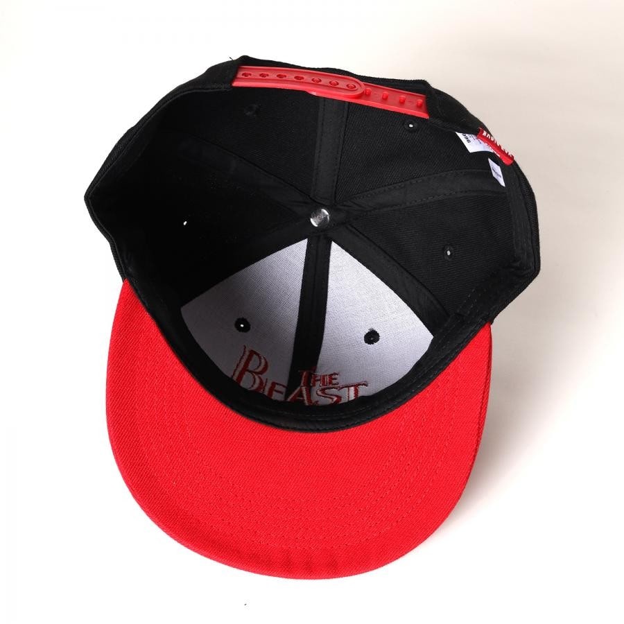 THE BEAST Embroidery Cap (BLACK×RED) BLACK×RED FREE