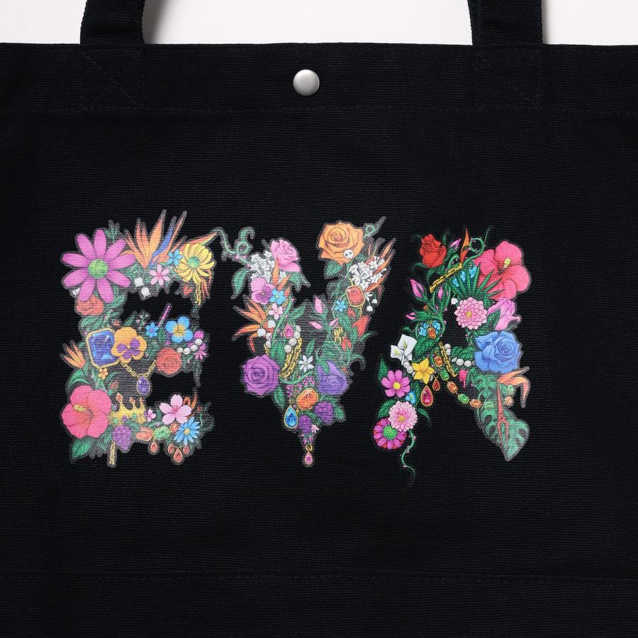 EVA Jewel & Flower 2way Tote Bag (BLACK(COLOR)) BLACK(COLOR) ONE SIZE