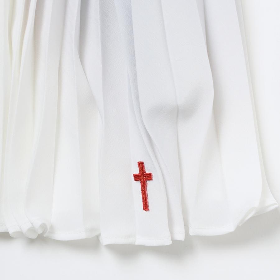 The Beach Gradation Pleated Skirt (GRAY) GRAY FREE