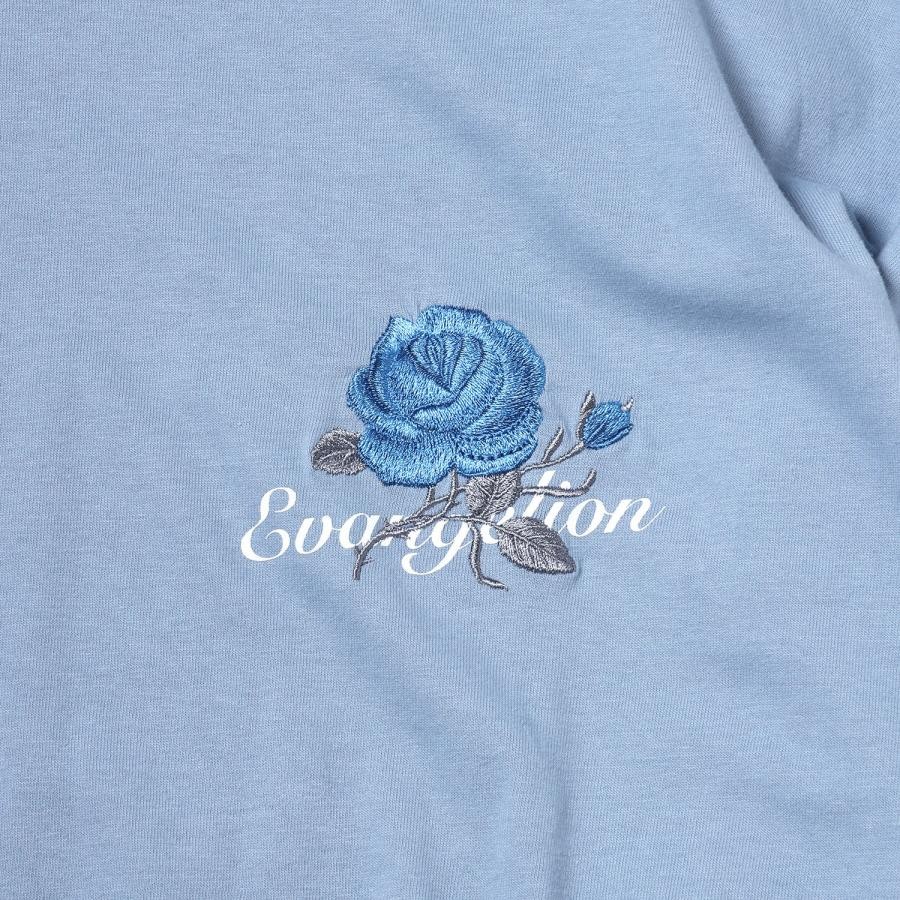 EVANGELION Flower Embroidery Cutsew (BLUE(REI)) BLUE(REI) ONE SIZE
