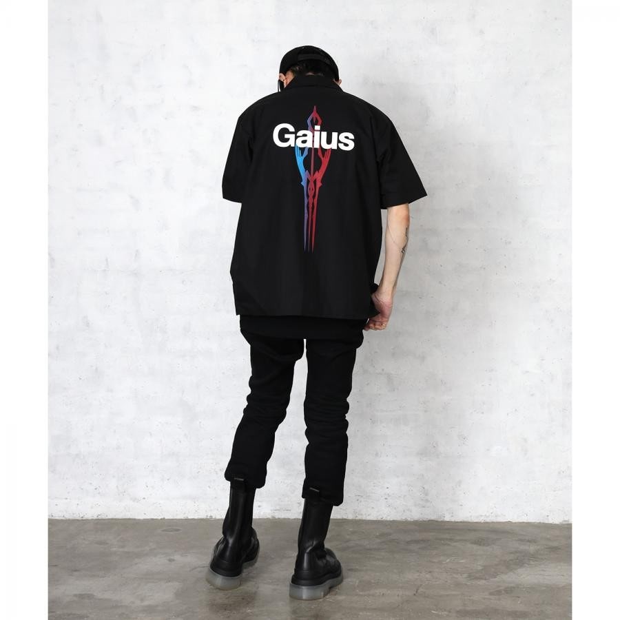 Gaius SHORT SLEEVE SHIRT (BLACK) BLACK XL