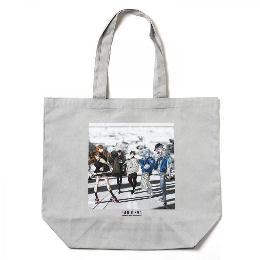 RADIO EVA Illustration Tote Bag α(Mai Yoneyama) (LIGHT GRAY(COLOR)) LIGHT GRAY（COLOR） ONE SIZE
