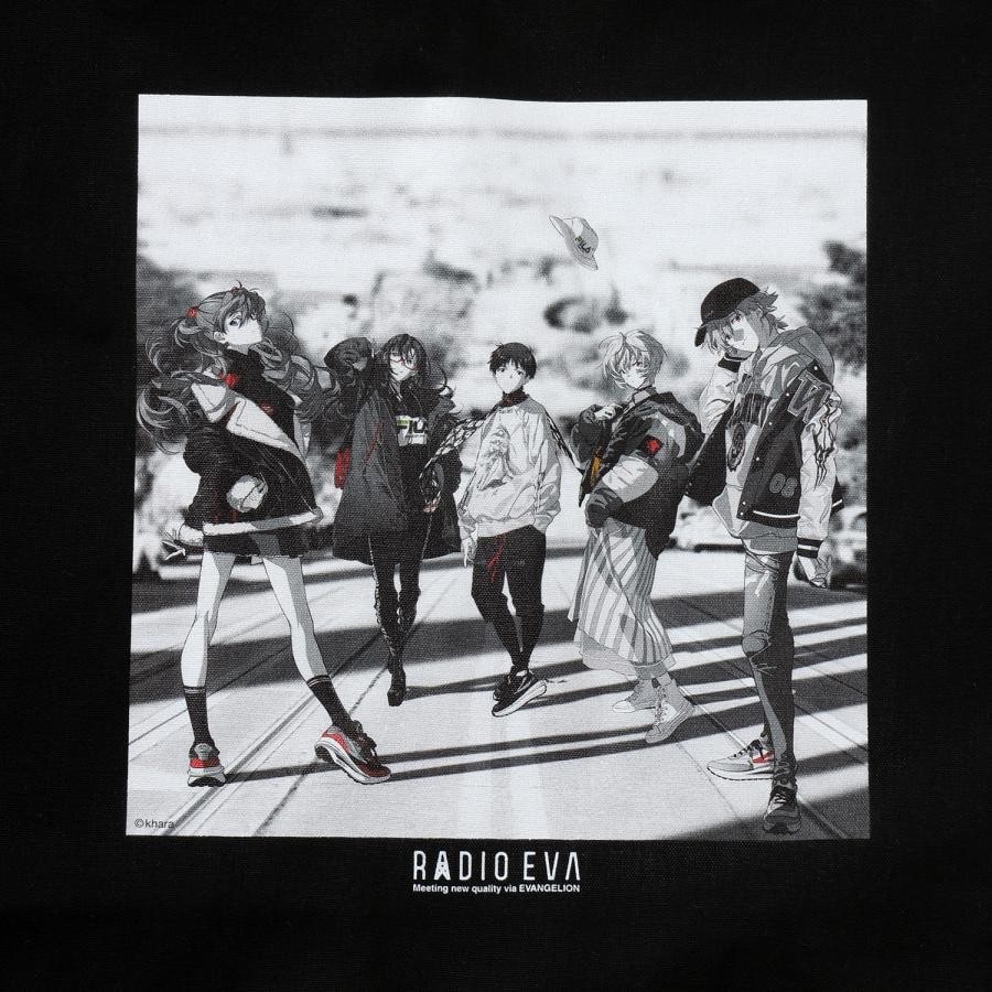 RADIO EVA Illustration Tote Bag α(Mai Yoneyama) (BLACK(MONO)) BLACK（MONO） ONE SIZE