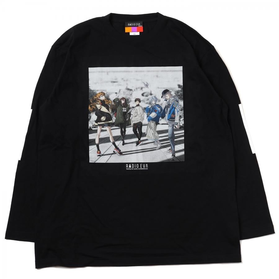 RADIO EVA Illustration Cutsew α(Mai Yoneyama) (BLACK(COLOR)) BLACK（COLOR） ONE SIZE