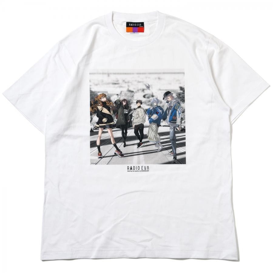 RADIO EVA Illustration T-Shirt α(Mai Yoneyama) (WHITE(COLOR)) WHITE（COLOR） XL
