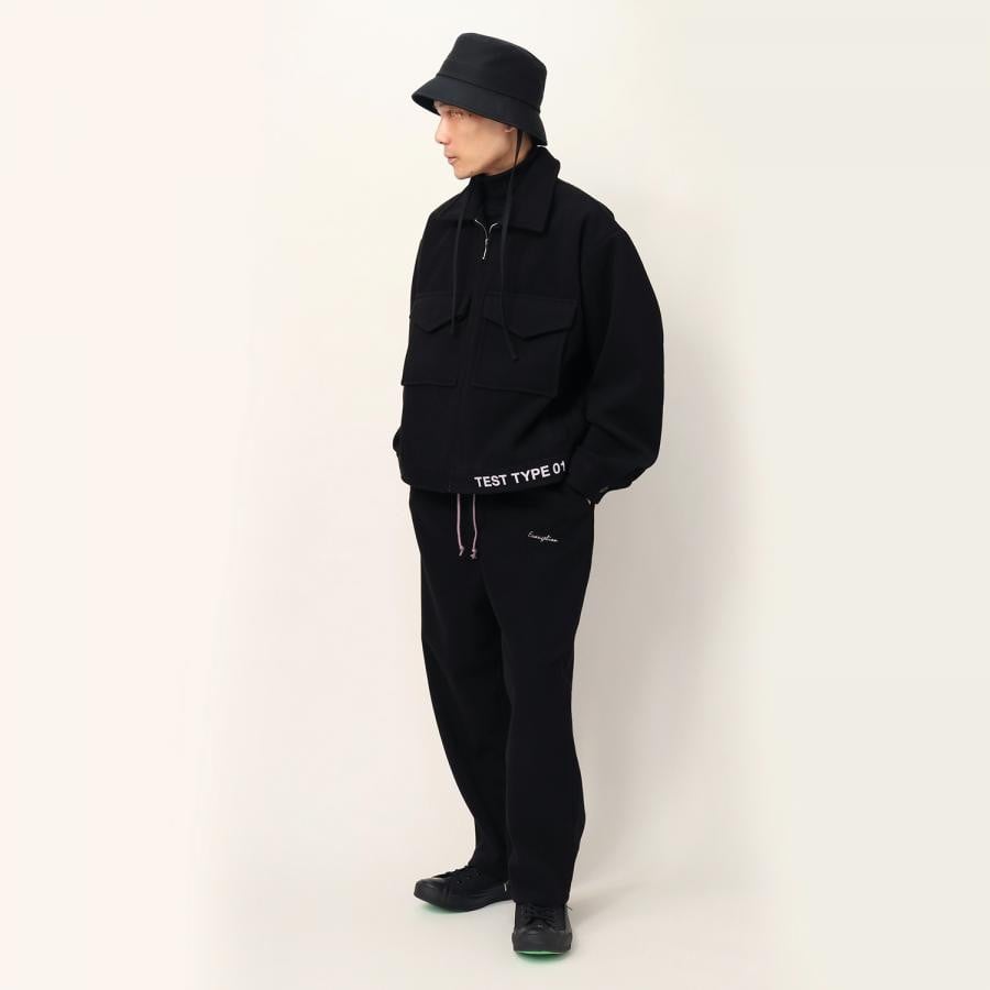 RADIO EVA Tapered Wide Pants (BLACK) BLACK L