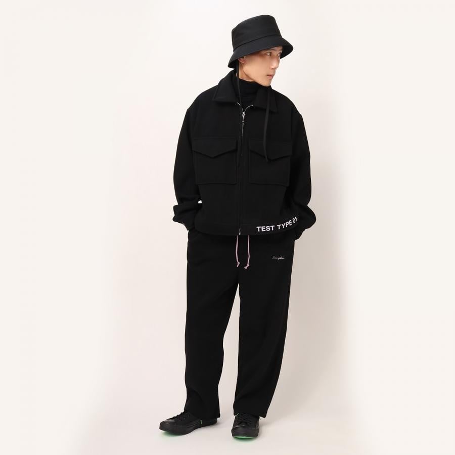 RADIO EVA Tapered Wide Pants (BLACK) BLACK L