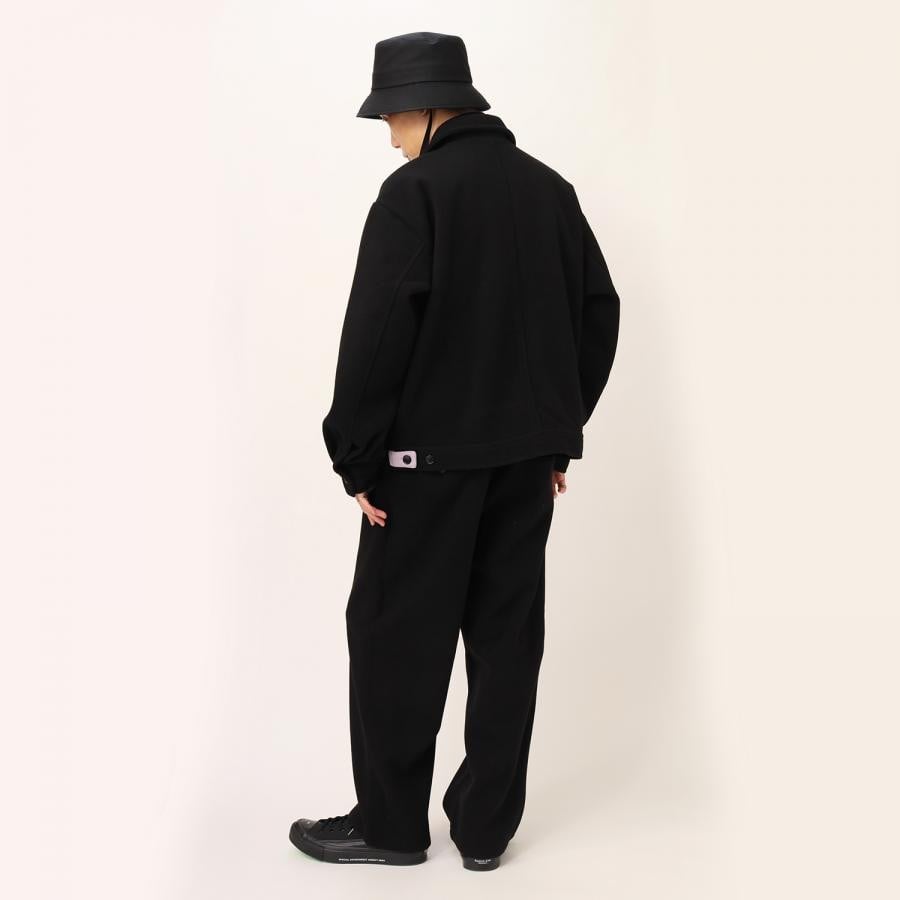 RADIO EVA Tapered Wide Pants (BLACK) BLACK L