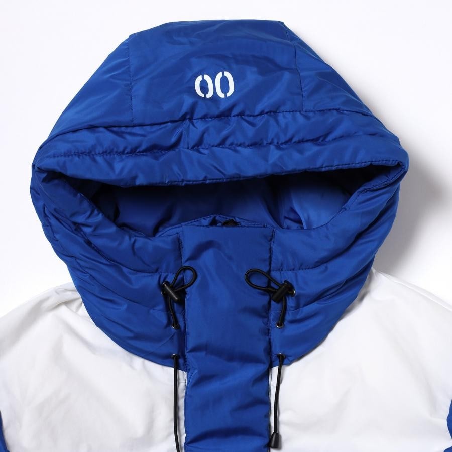 EVANGELION 2TONE DOWN JACKET (BLUE(EVA-00)) BLUE（EVA-00） LARGE