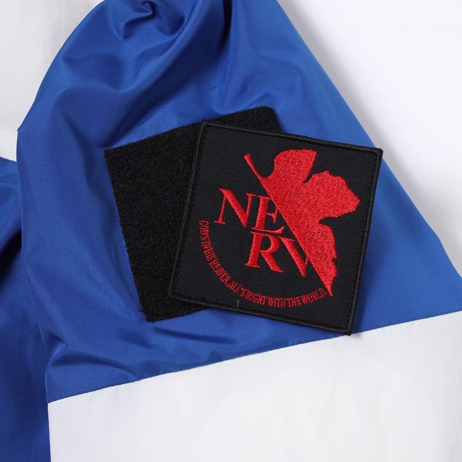 EVANGELION 2TONE DOWN JACKET (BLUE(EVA-00)) BLUE（EVA-00） LARGE