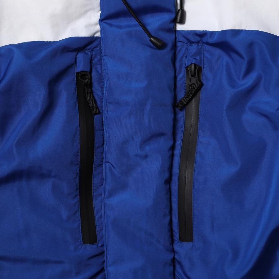 EVANGELION 2TONE DOWN JACKET (BLUE(EVA-00)) BLUE（EVA-00） LARGE