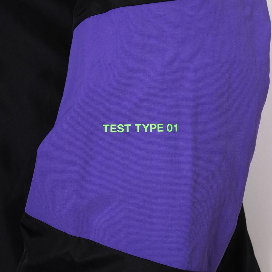 EVANGELION 2TONE DOWN JACKET (BLACK(EVA-01)) BLACK（EVA-01） SMALL