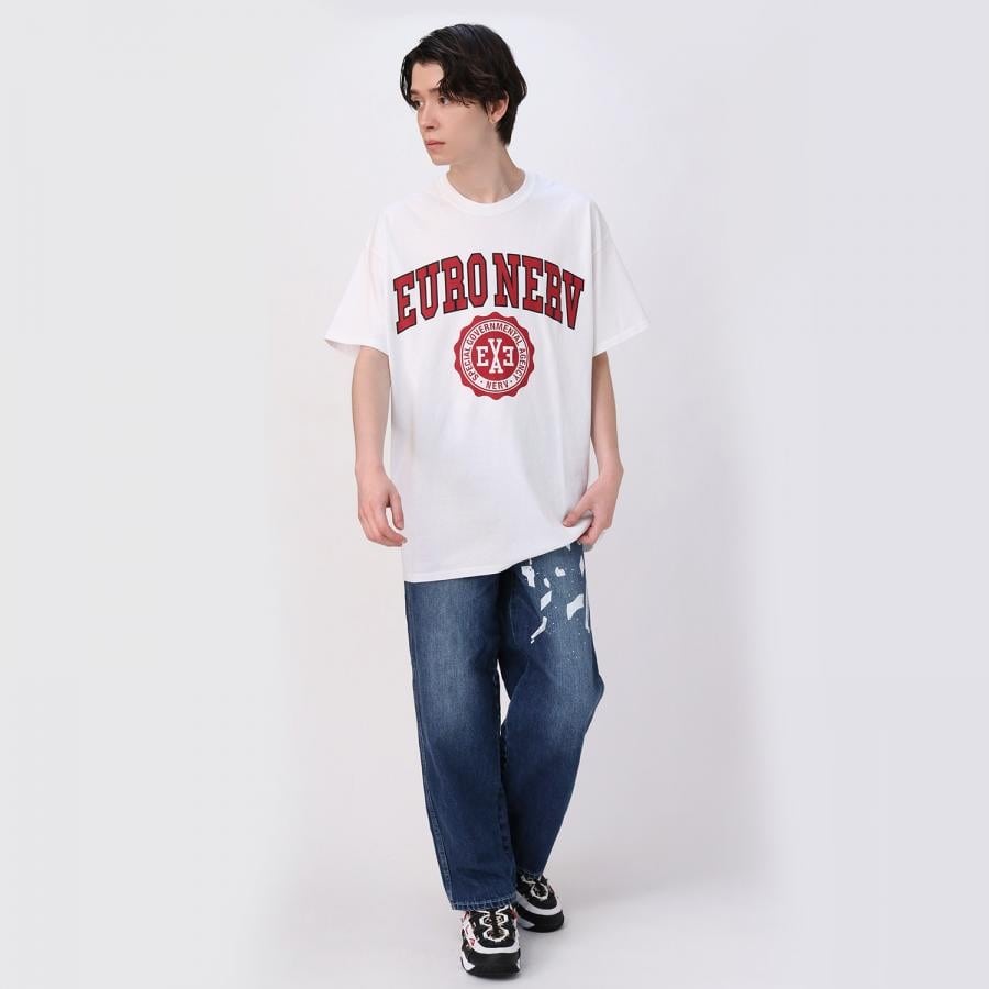 EURO NERV COLLEGE T-Shirt (WHITE) WHITE XL