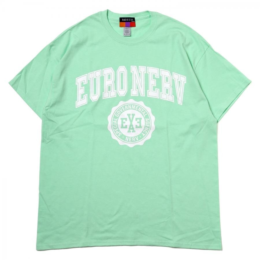 EURO NERV COLLEGE T-Shirt (MINT GREEN) MINT GREEN L