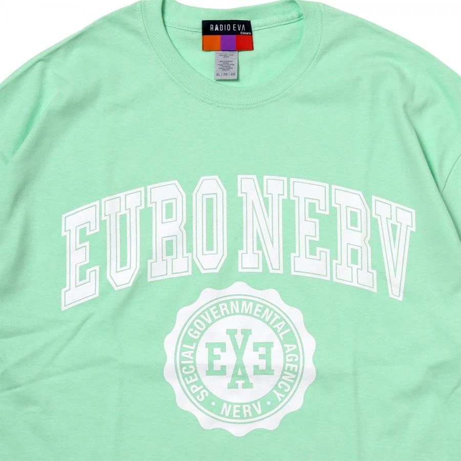 EURO NERV COLLEGE T-Shirt (MINT GREEN) MINT GREEN L