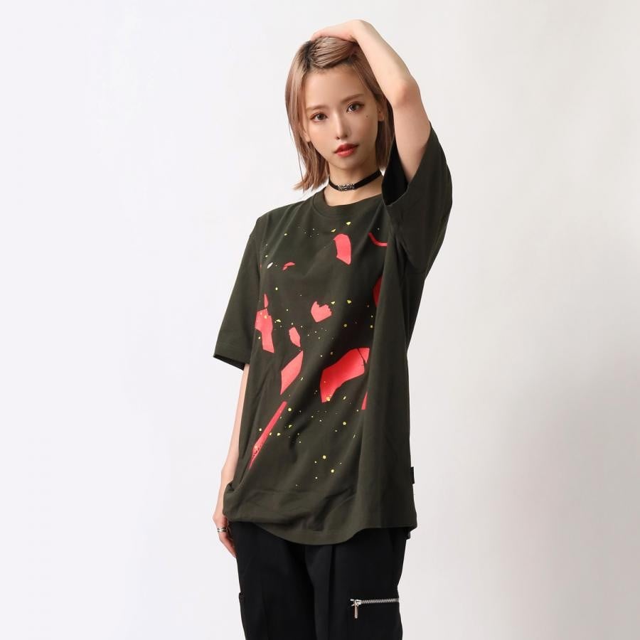 闇夜 T-Shirt β (OLIVE(初号機覚醒)) OLIVE（初号機覚醒） XL