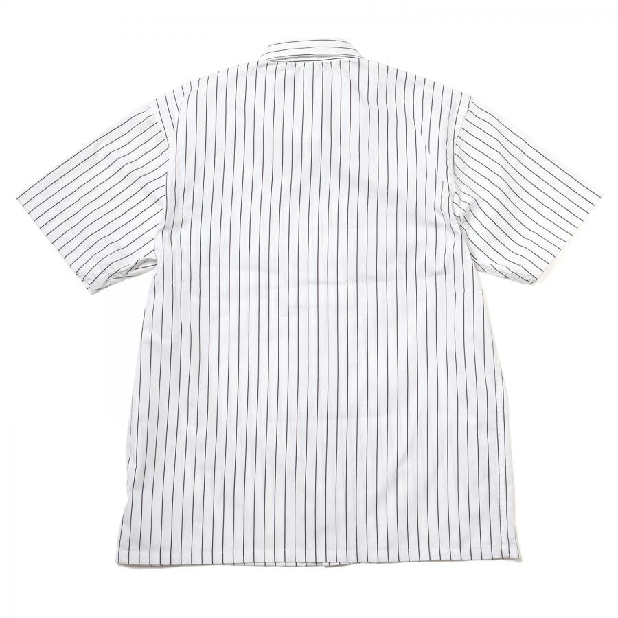 THE BEAST STRIPE WORK SHIRT（WHITE） WHITE XL