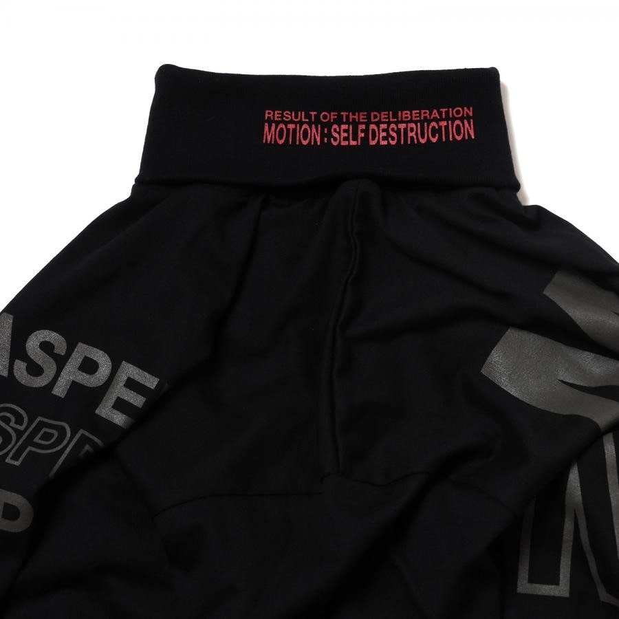 NEW MAGI SYSTEM Roll Neck Cutsew (BLACK) BLACK LARGE