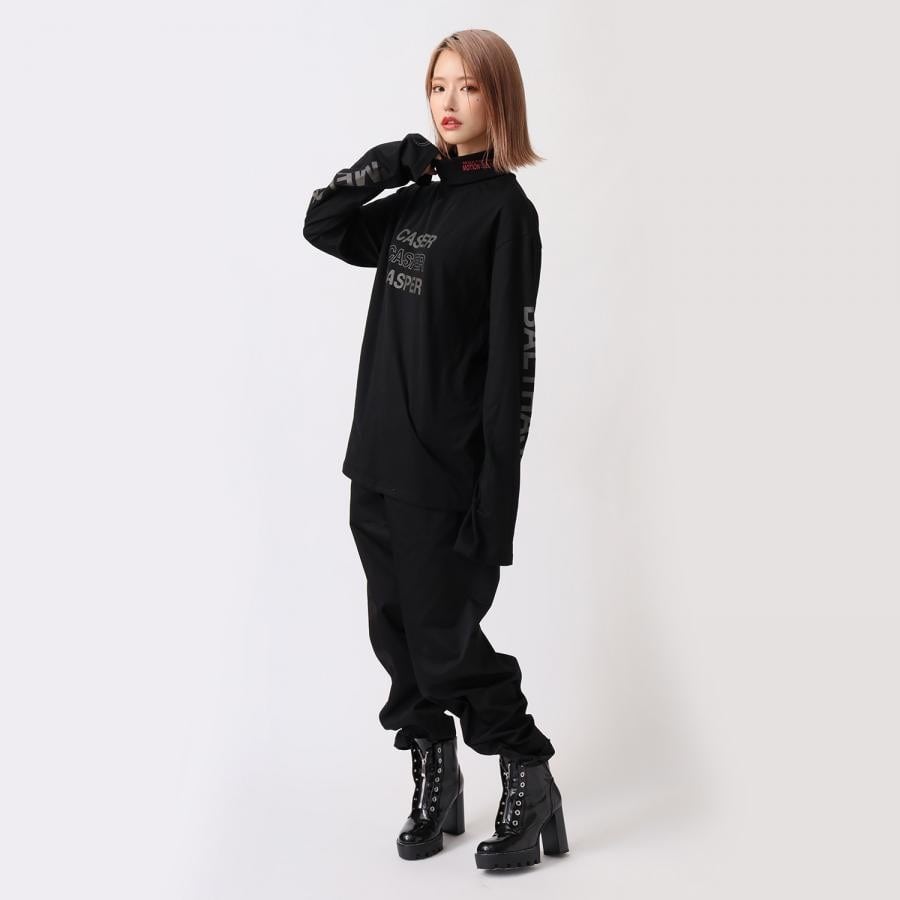 NEW MAGI SYSTEM Roll Neck Cutsew (BLACK) BLACK LARGE