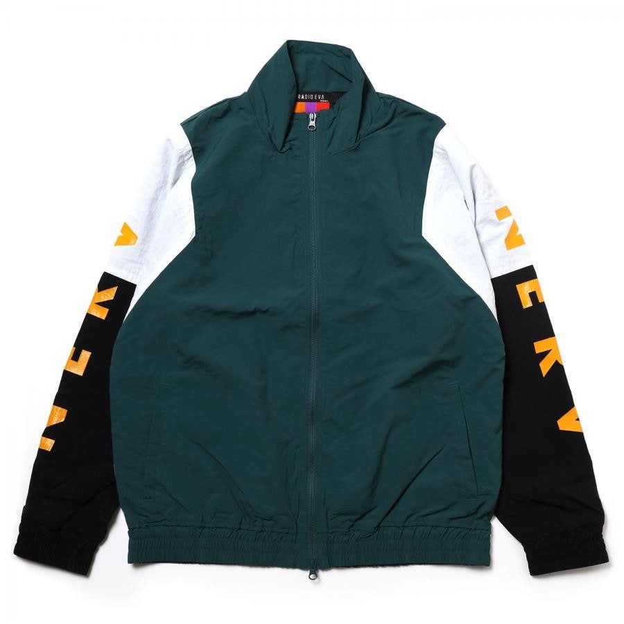 EVANGELION SWITCHING NYLON JACKET (GREEN×BLACK×WHIT(02)) GREEN×BLACK×WHITE(02) L