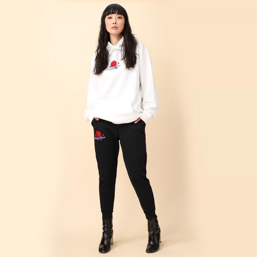 EVA-01 Flower Embroidery Pants (BLACK(初号機ローズ)) BLACK(初号機ローズ) FREE