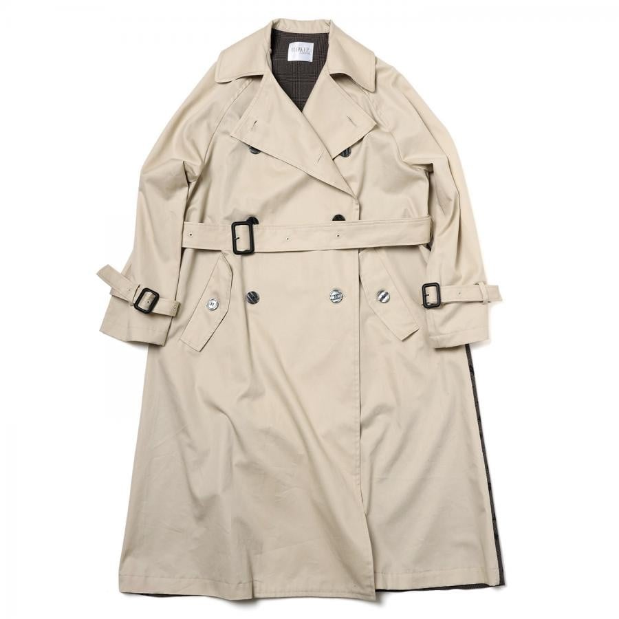 Check on EVA Trench Coat (BEIGE) BEIGE FREE