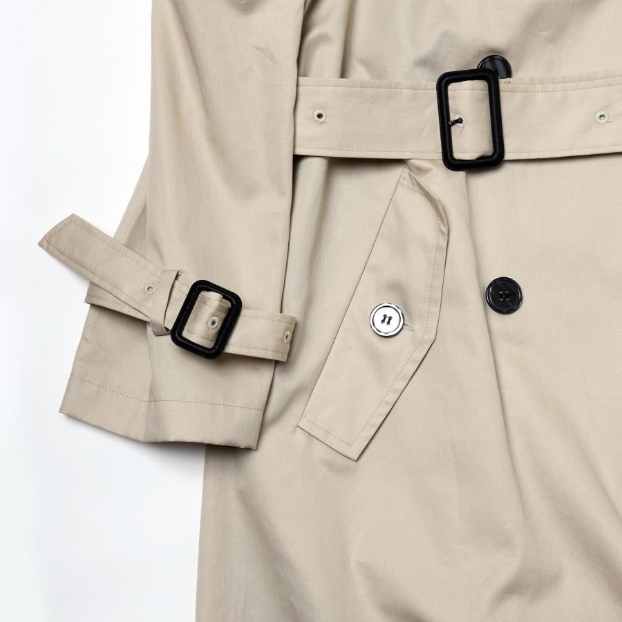 Check on EVA Trench Coat (BEIGE) BEIGE FREE