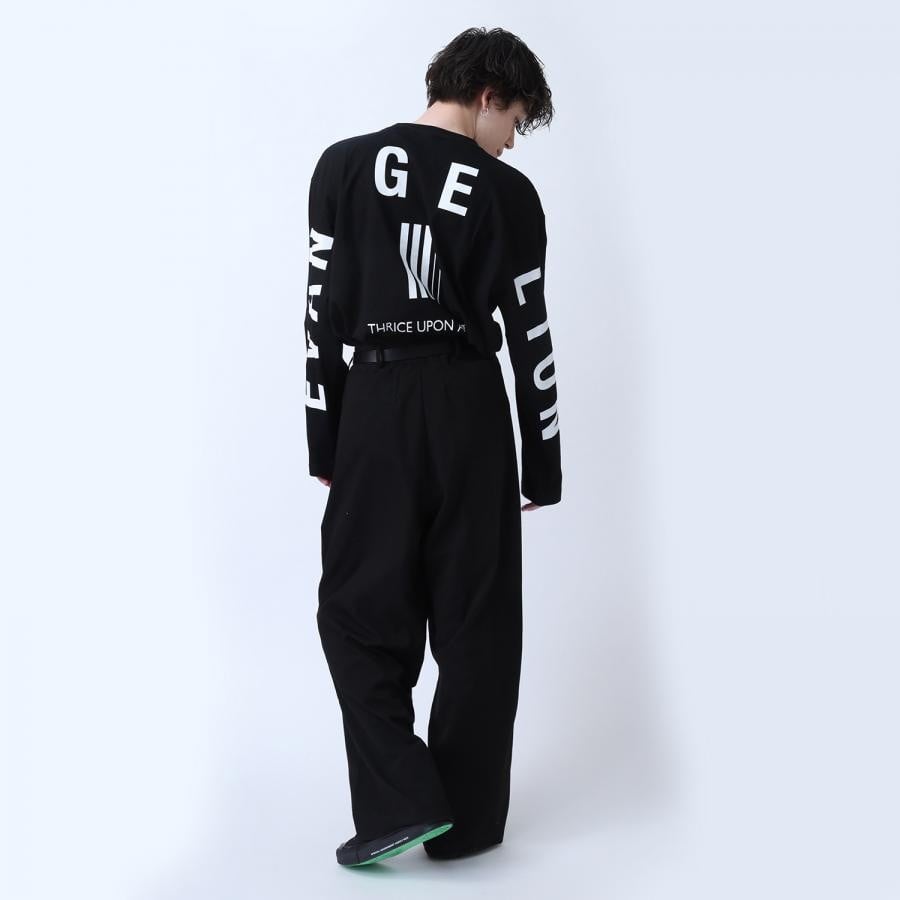 EVANGELION3.0+1.0 Cutsew (BLACK) BLACK ONE SIZE