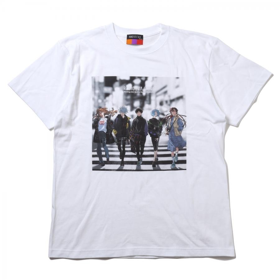 RADIO EVA Illustration T-Shirt β（Mai Yoneyama）（WHITE） WHITE XL