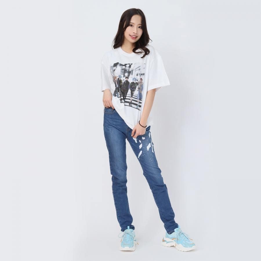 RADIO EVA Illustration T-Shirt β（Mai Yoneyama）（WHITE） WHITE XL