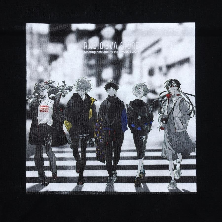 RADIO EVA Illustration Tote Bag β（Mai Yoneyama）（BLACK） BLACK FREE